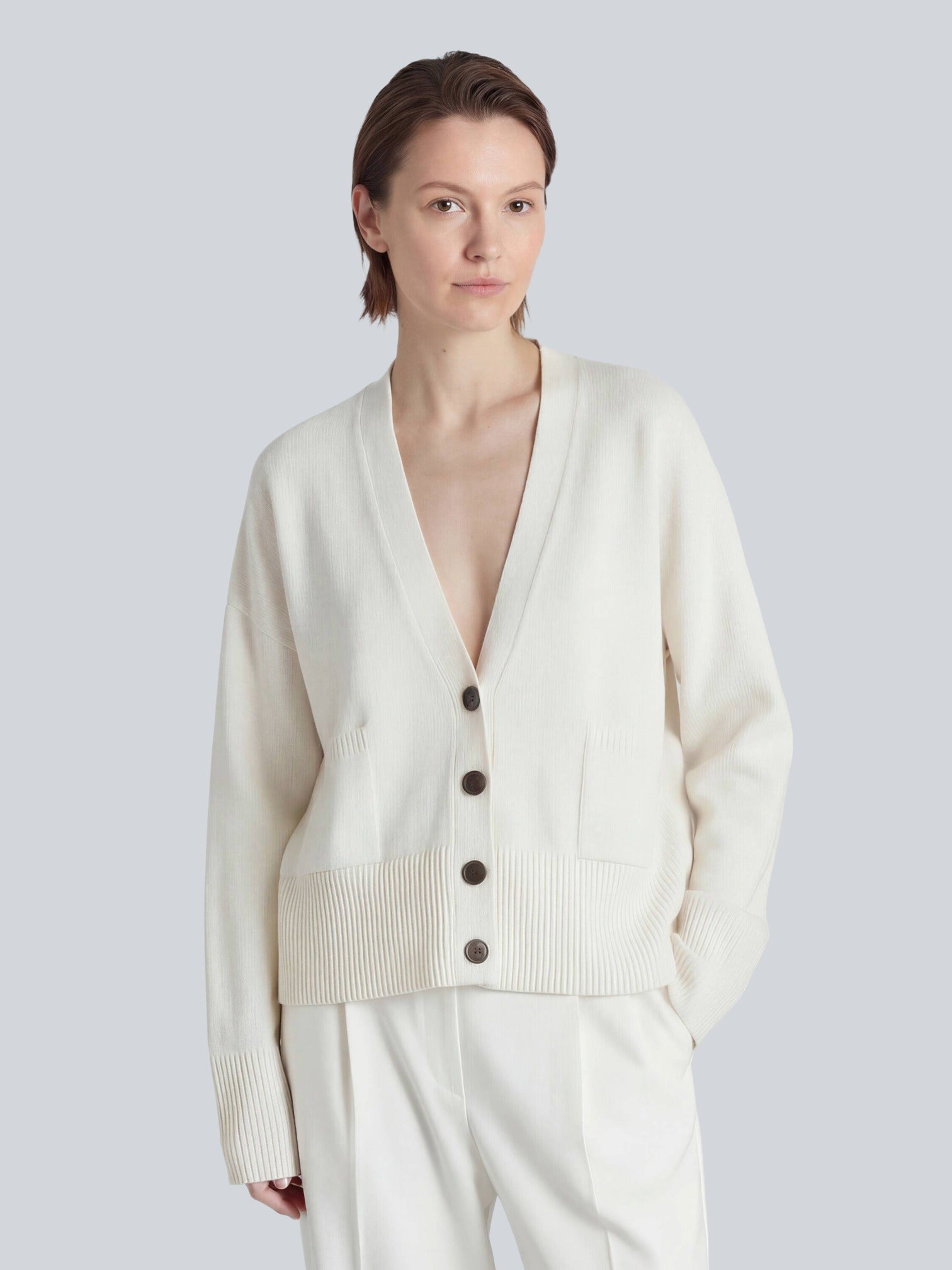 cream Cashmere cardigan