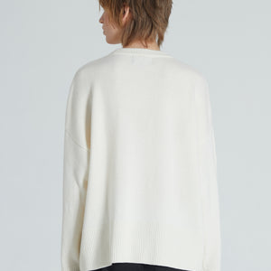 CREW NECK CREAM